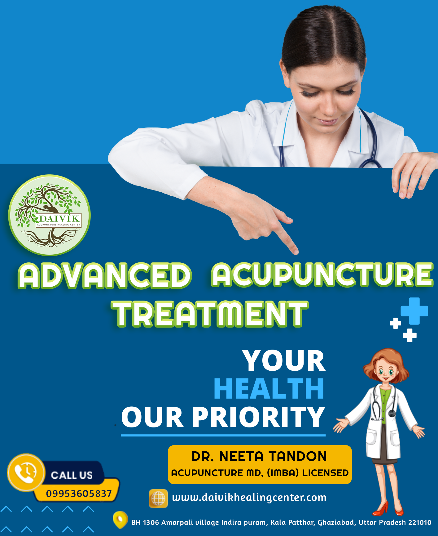 Advanced Acupuncture Treatment in Ghaziabad, Uttar Pradesh.